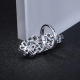 Silver Ring 10.07 ct Blue Topaz