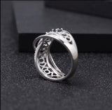 Silver Ring 1.05 ct London Blue Topaz