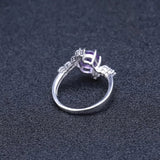 Silver Ring 1.35 ct Amethyst