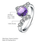 Silver Ring 1.35 ct Amethyst