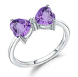 Silver Ring 1.56 ct Amethyst