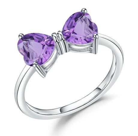 Silver Ring 1.56 ct Amethyst