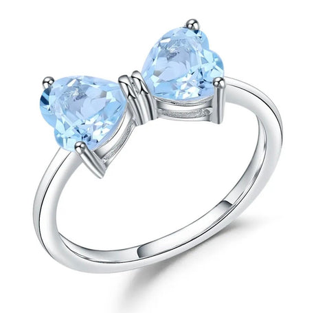 Silver Ring 1.56 ct Sky Blue Topaz