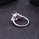 Silver Ring 2.60 ct Amethyst