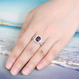 Silver Ring 3.60 ct Amethyst