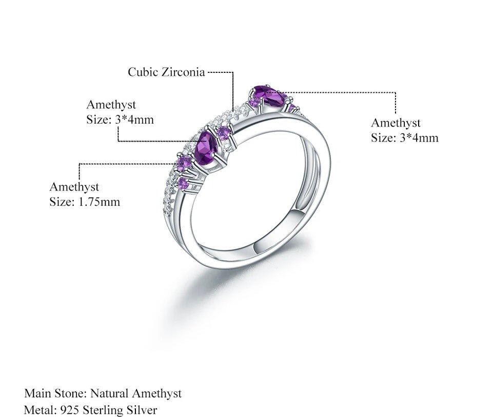 Silver Ring Amethyst
