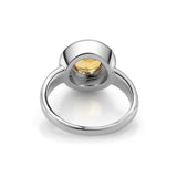 Silver Ring with Natural Citrine 0.95 ct – Roundl Cut