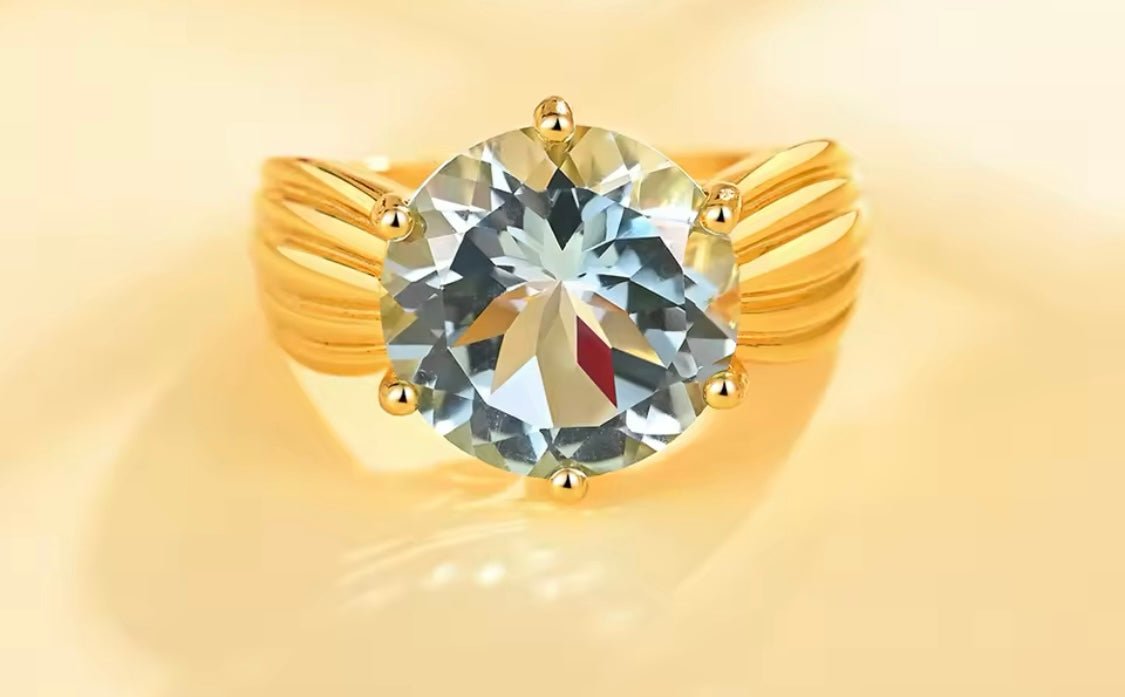 Silver Sky Blue Topaz 4.50 ct Ring