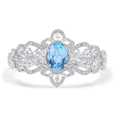 Silver Sky Blue Topaz Bracelet