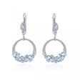 Silver Topaz Earrings