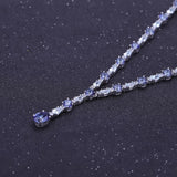 Silver Topaz / Mystic Quartz Necklace