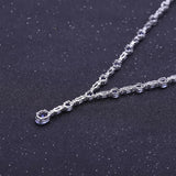 Silver Topaz / Mystic Quartz Necklace