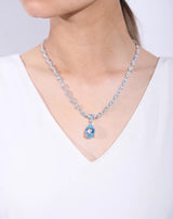 Silver Topaz Necklace