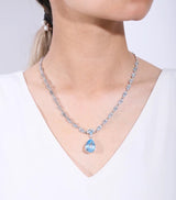 Silver Topaz Necklace