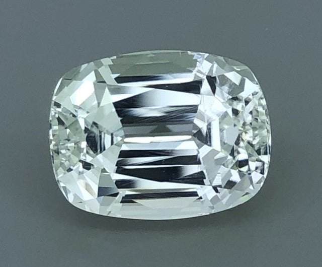 Spodumene 17.19 ct – Pale Green, Cushion Cut, HGTL Certified