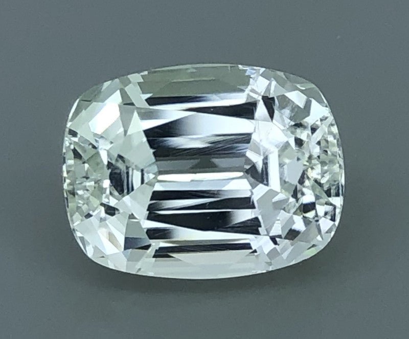 Spodumene 17.19 ct – Pale Green, Cushion Cut, HGTL Certified