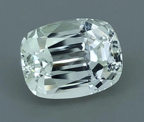 Spodumene 17.19 ct – Pale Green, Cushion Cut, HGTL Certified
