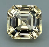 Spodumene 30.35 ct – Yellow, Square Step Cut, HGTL Certified
