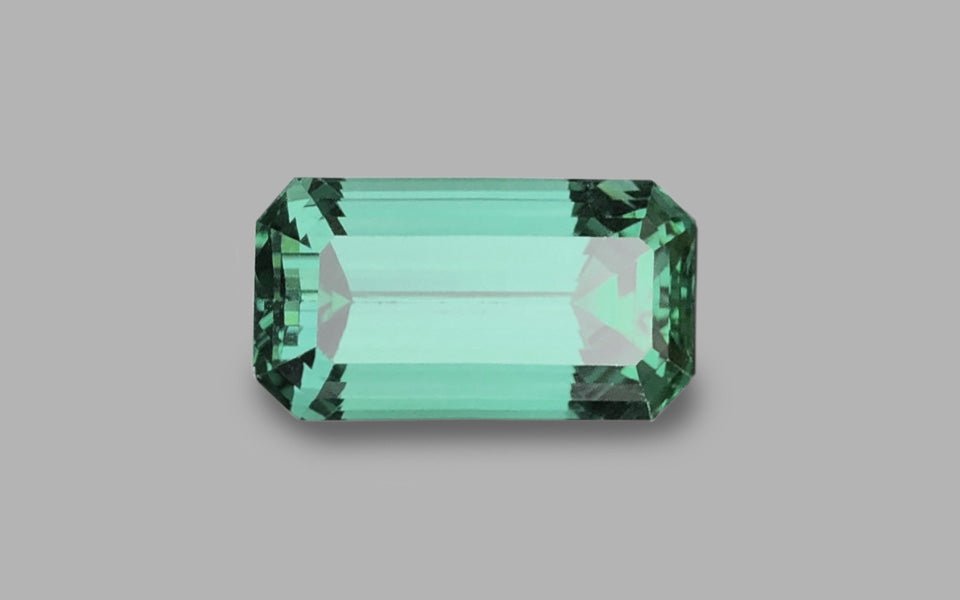 Spodumene 51.80 ct – Light Green, Octagonal Cut, Irradiated