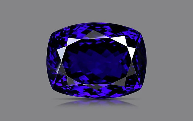 Tanzanite 166.88 ct – Blue, Cushion Cut, Natural, Lab Certified