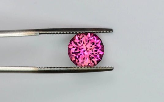 Tourmaline 3.13 ct – Pink, Round Cut, Untreated