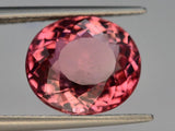Tourmaline 4.71 ct – Top Pink Color, Oval Cut, ČGL Certified