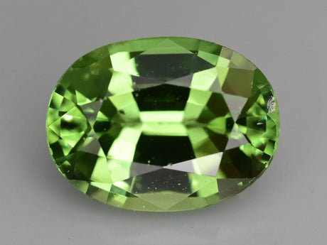 Ugrandite Garnet 1.16 ct – Mint Grossular, Oval Cut, Untreated, Tanzania
