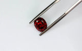 Umbalite Garnet 2.33 ct – Vivid Red, Oval Cut