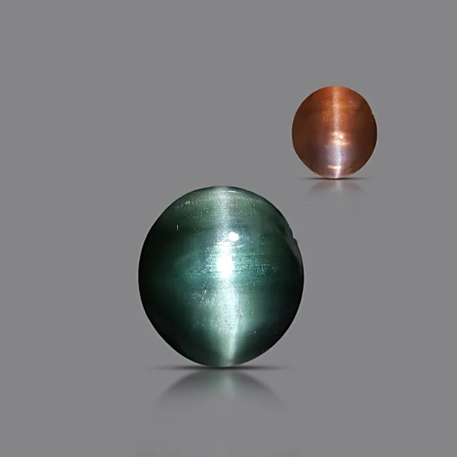 Natural alexandrite, bluish green / brownish red, oval cut, 2.55 ct, loose gemstone, view 6.