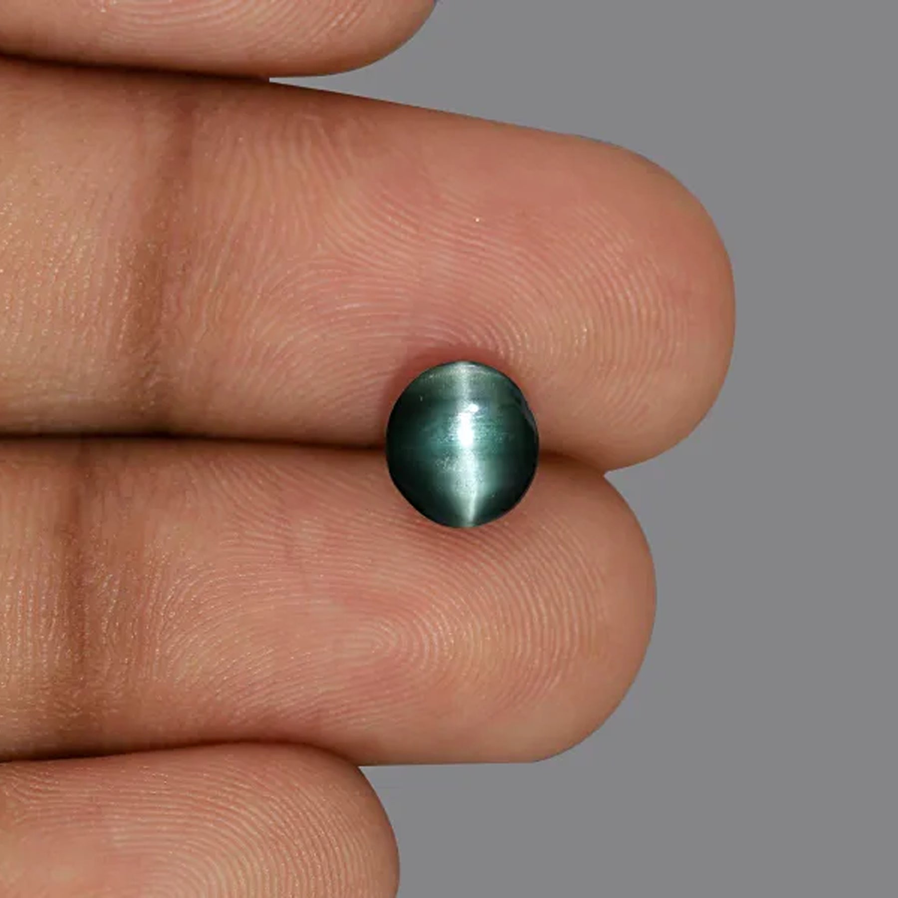 Natural alexandrite, bluish green / brownish red, oval cut, 2.55 ct, loose gemstone, view 5.