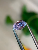 Violet Sapphire 0.87 ct – Pinkish Violet, Oval Cut, GFCO Certified