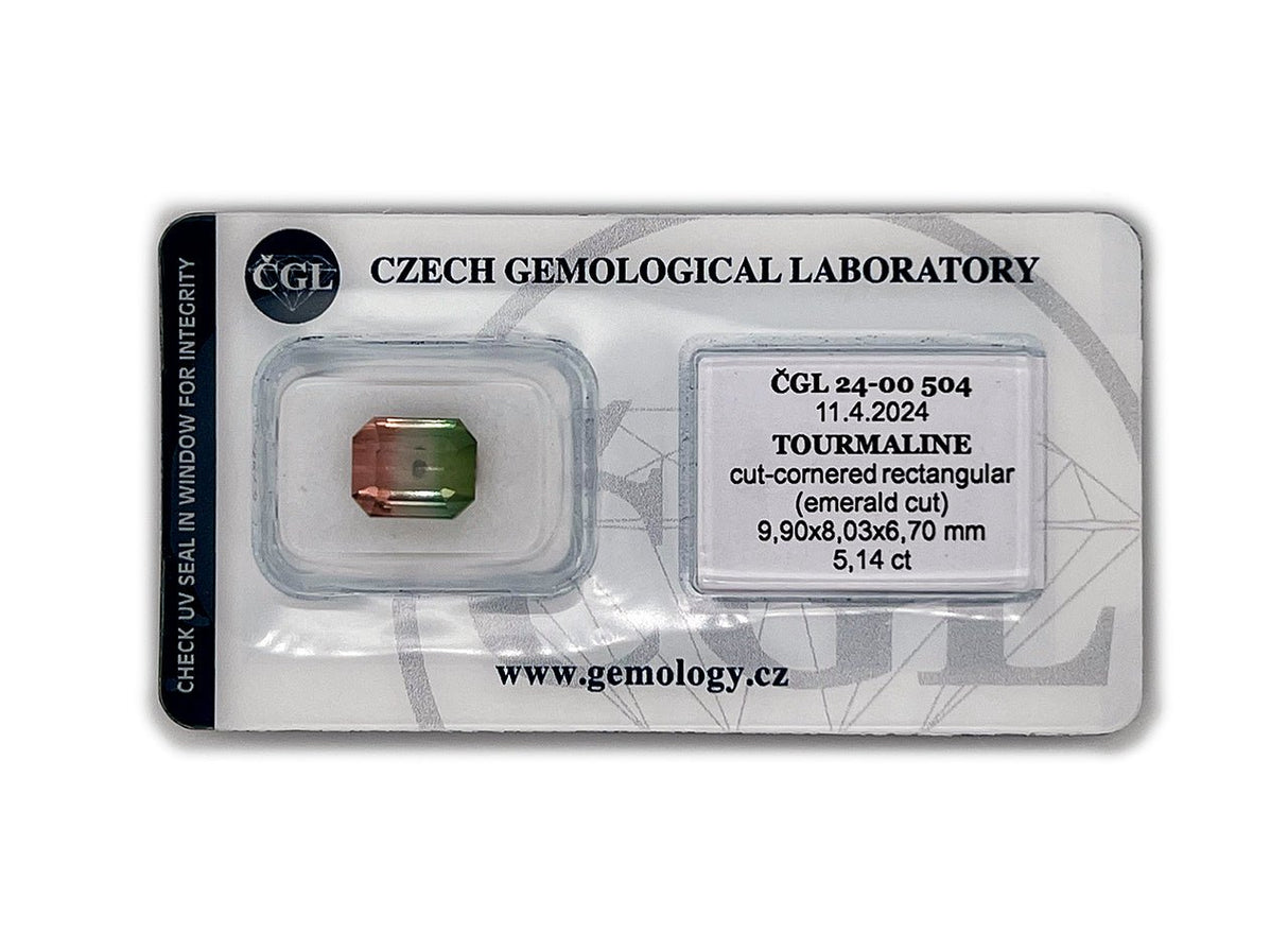 Watermelon Tourmaline - 5.14 ct