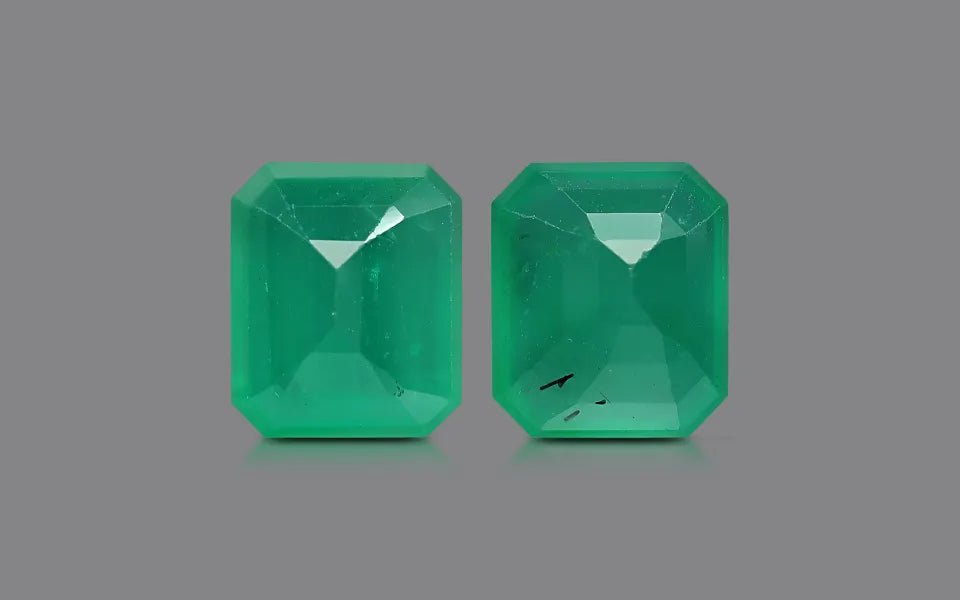 Zambia Emerald Pair - 15.71 ct