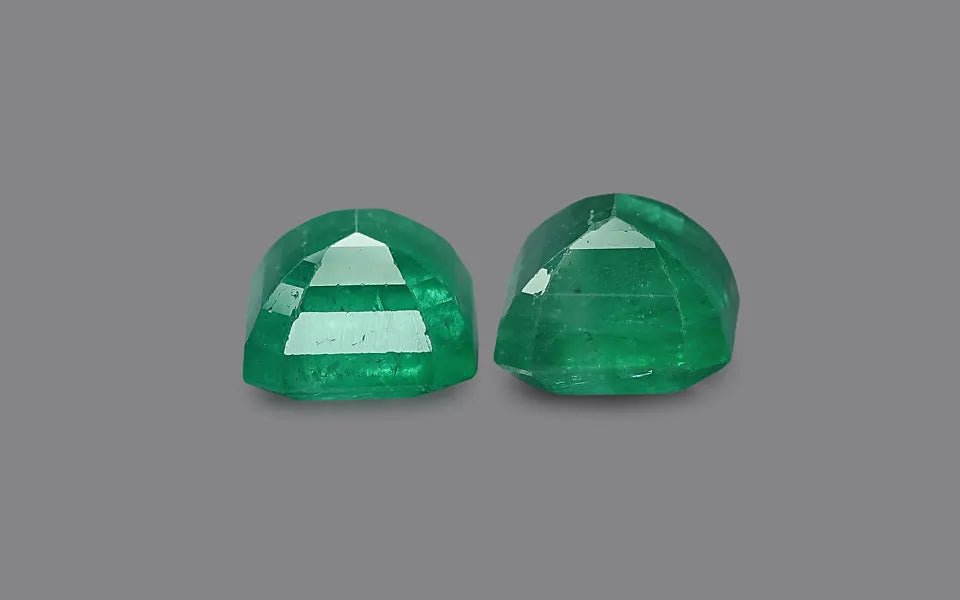 Zambia Emerald Pair - 17.27 ct