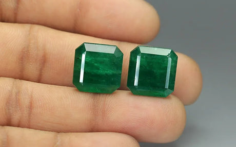 Zambia Emerald Pair - 26.40 ct