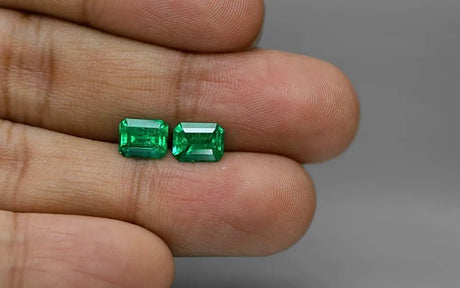 Zambia Emerald Pair - 2.70 ct