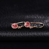 14K Rose Gold 0.83ct Tourmaline Earrings