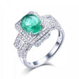 14Kt Gold Diamond 1.65 ct Emerald Ring