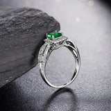 14Kt Gold Diamond 4.30 ct Emerald Ring