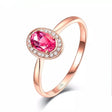 14kt Rose Gold & 0.50 ct Tourmaline Ring