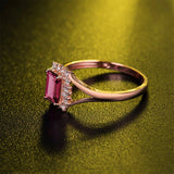 14kt Rose Gold & 0.68 ct Tourmaline Ring