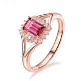 14kt Rose Gold & 0.68 ct Tourmaline Ring