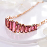 14Kt Rose Gold 15.85 ct Tourmaline Bracelet