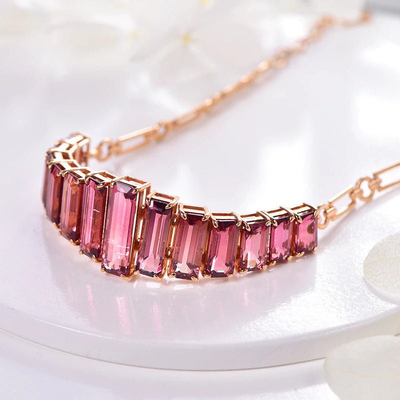 14Kt Rose Gold 15.85 ct Tourmaline Bracelet