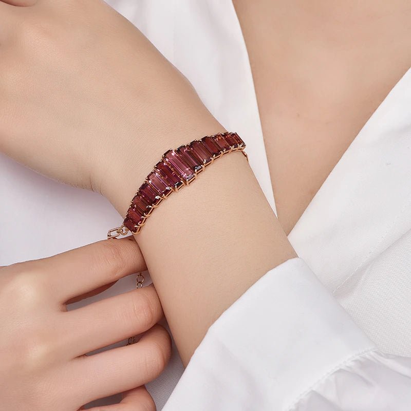 14Kt Rose Gold 15.85 ct Tourmaline Bracelet