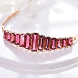 14Kt Rose Gold 15.85 ct Tourmaline Bracelet