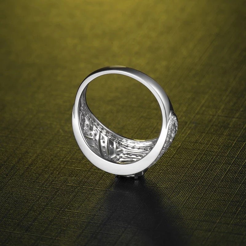 14Kt White Gold Diamond 0.48 ct Ruby Ring