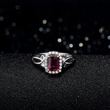 14kt White Gold Diamond & 0.83ct Pink Tourmaline Ring