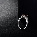 14kt White Gold Diamond & 0.83ct Pink Tourmaline Ring