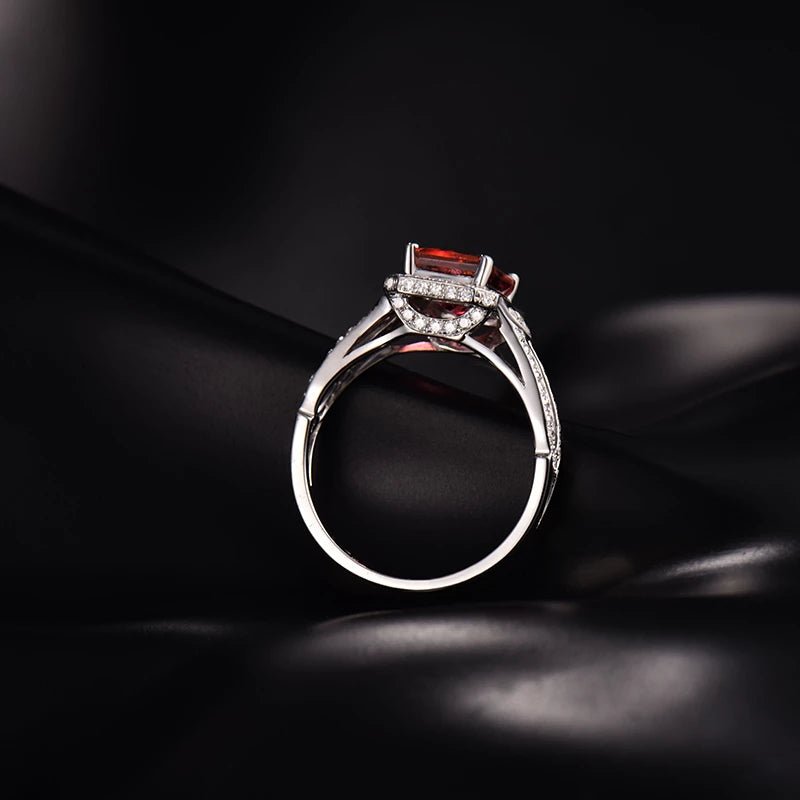 14kt White Gold Diamond & 1.76ct Tourmaline Ring